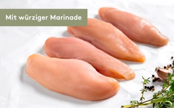 Marinierte Hühnersteaks