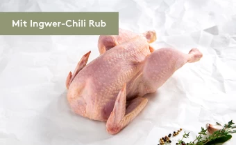 Ganzes mariniertes Huhn