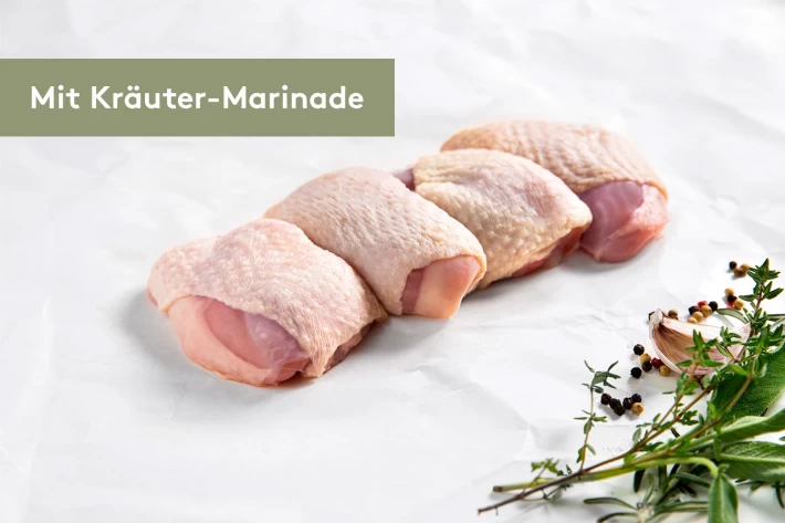 Marinierte Hühnerschenkelfilets