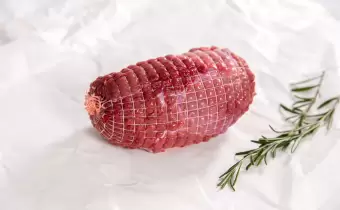 Hirschrollbraten