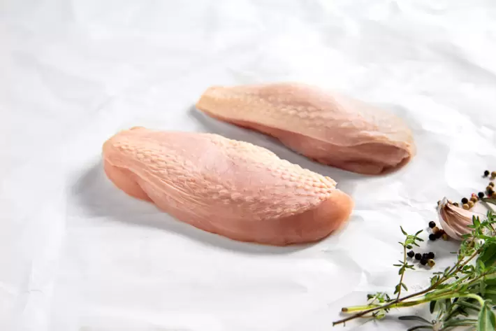 Hühnerbrustfilets m. Haut