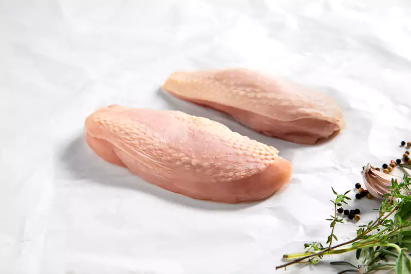 Hühnerbrustfilets m. Haut