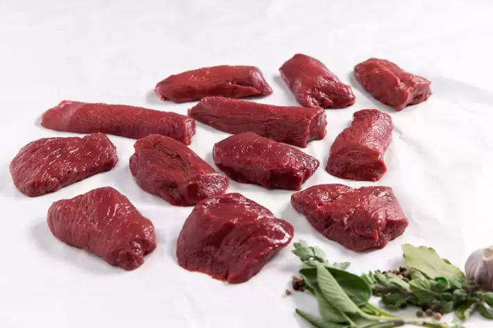 Rehsteaks aus der Keule
