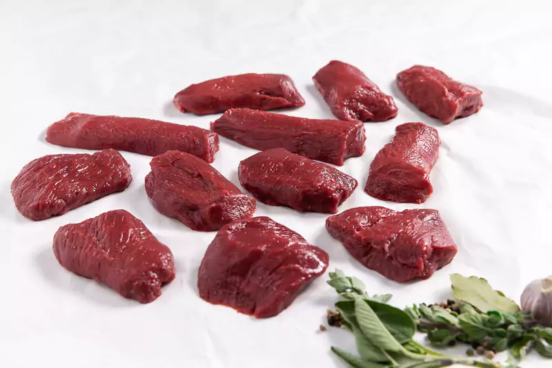Rehsteaks aus der Keule