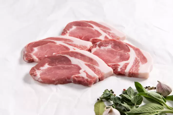 Rückensteak mit Fettrand