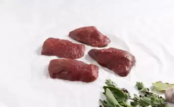 Wildschweinrückensteak