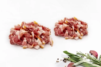 Geräucherte Speckwürfel