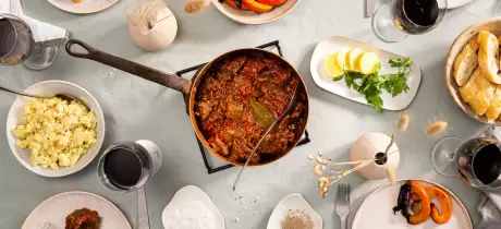 Hirschgulasch