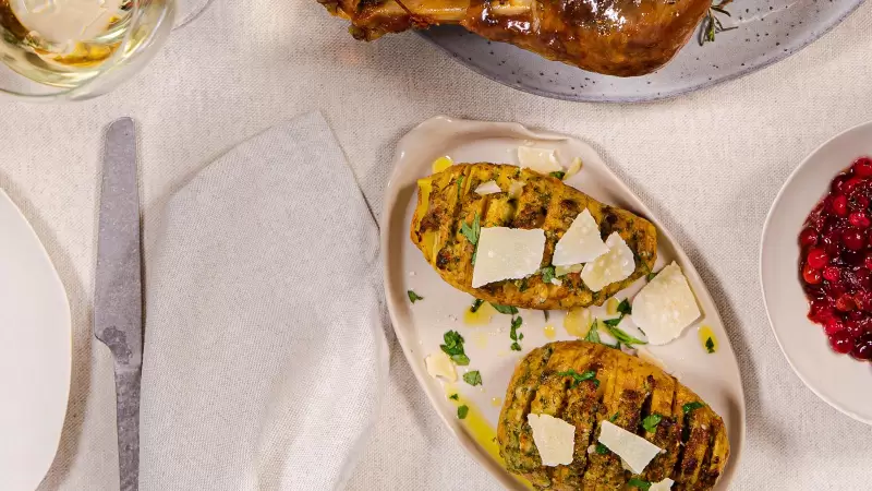Hasselback-Kartoffeln