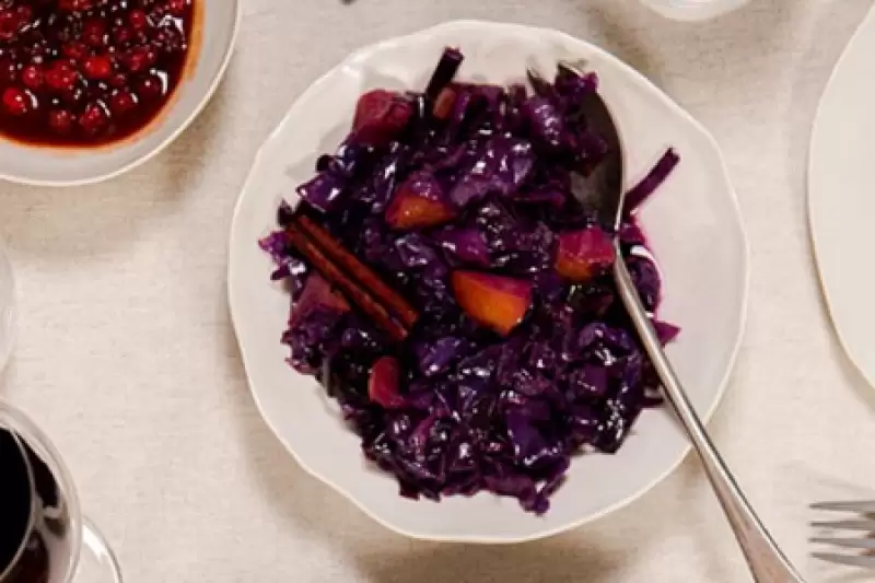 Rotkohl mit Ingwer