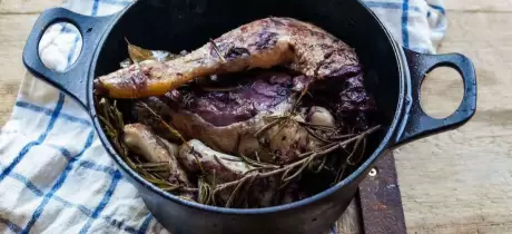 Coq au Vin – Huhn in Rotwein