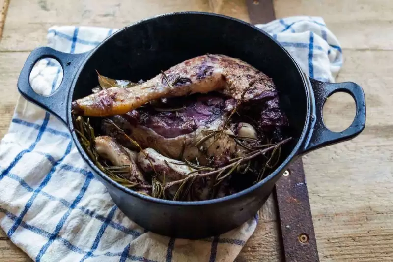 Coq au Vin – Huhn in Rotwein