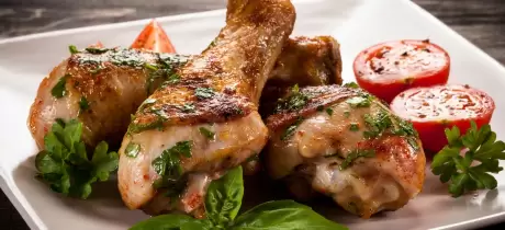 Hühncherschenkel Drumsticks mit Chili & Limette