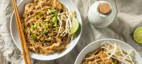Pad Thai mit Huhn