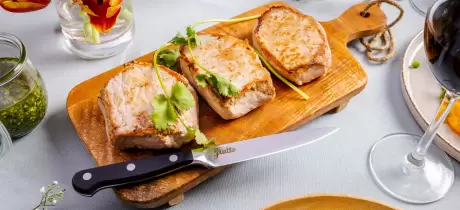 Schweinemedaillons mit frischem Chimichurri