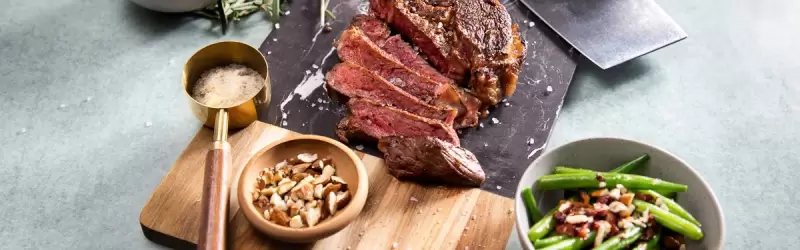 Entrecôte mit Kartoffeln, Knoblauch und Rosmarin | Kaufnekuh Rezept ...