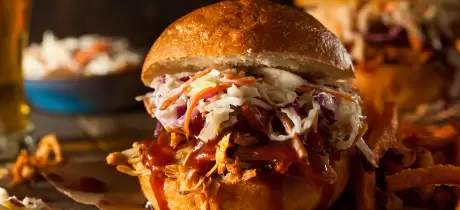 Pulled Goose Burger