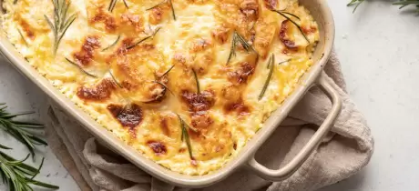 Kartoffel-Pastinaken-Gratin