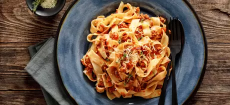 Langsam eingekochte Bolognesesauce